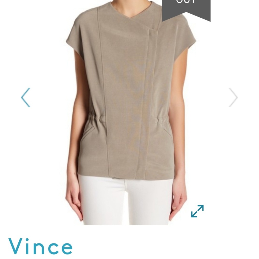 Vince short sleeve jacket